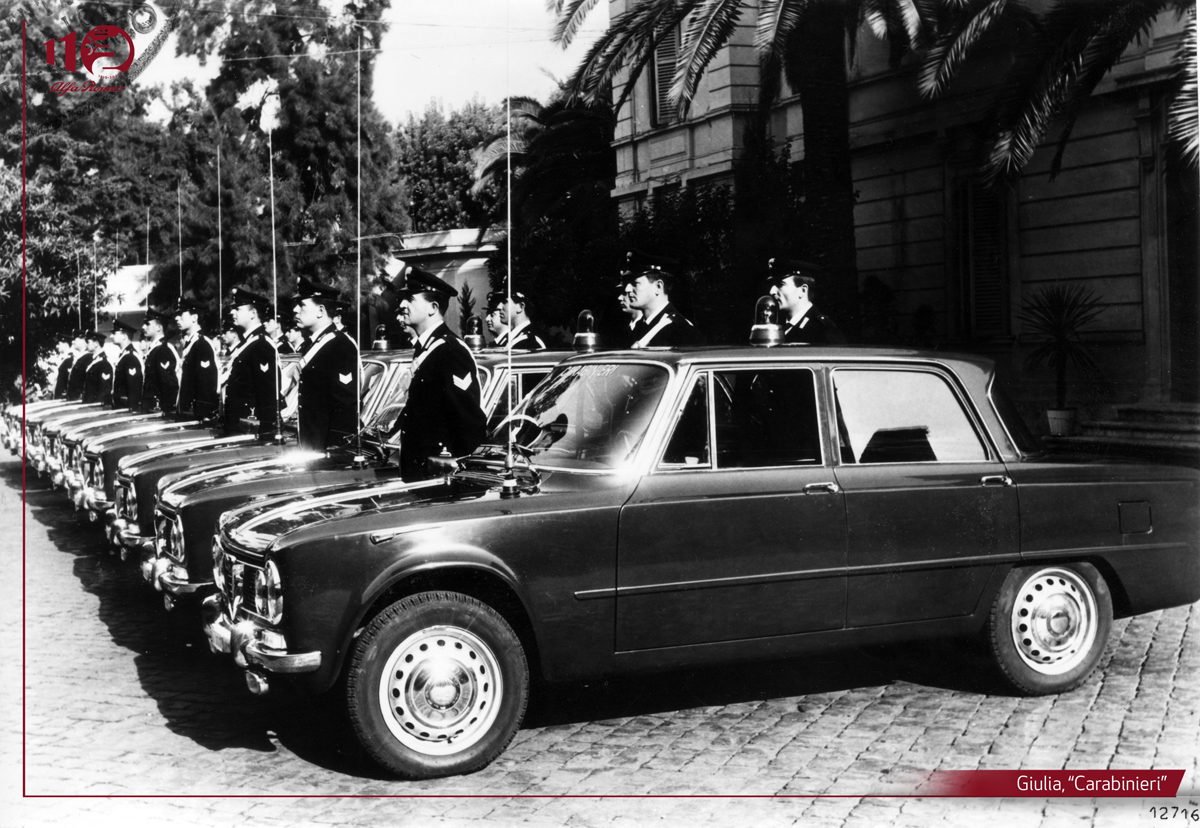 Giulia-Carabinieri_ENG Los Alfa Romeo al servicio del Stato