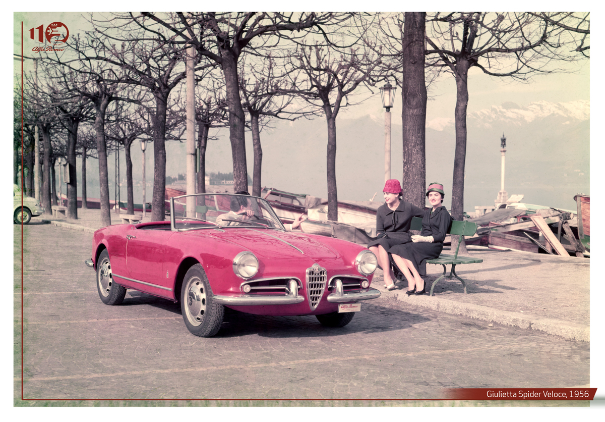 Giulietta-Spider-Veloce-1956 SemanalClásico - Revista online de coches clásicos, de colección y sport - La Duetto de Alfa Romeo
