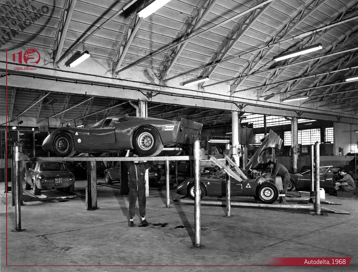 Autodelta-1968 Alfa Romeo sigue presentando...