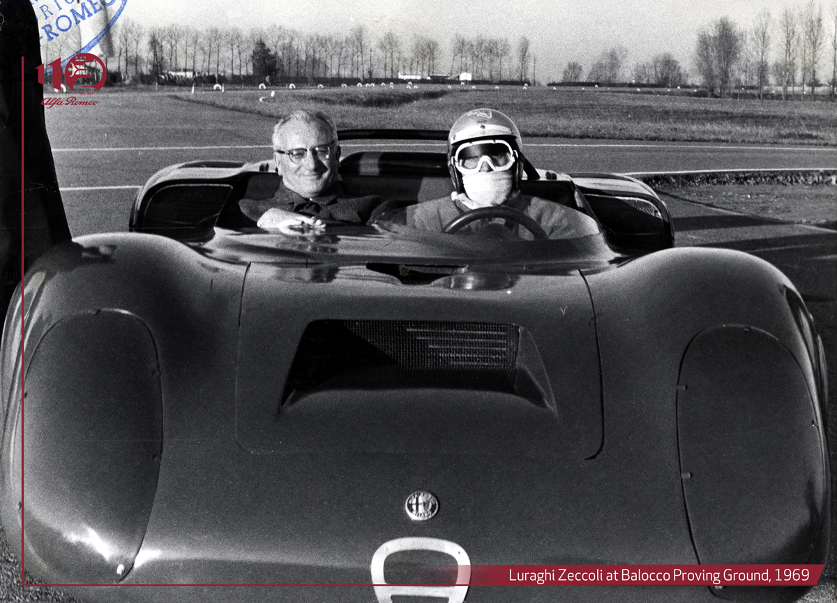 Luraghi-Zeccoli-a-Balocco-1969_ENG Alfa Romeo sigue presentando... - Semanal Clásico - Revista online de coches clásicos, de colección y sport