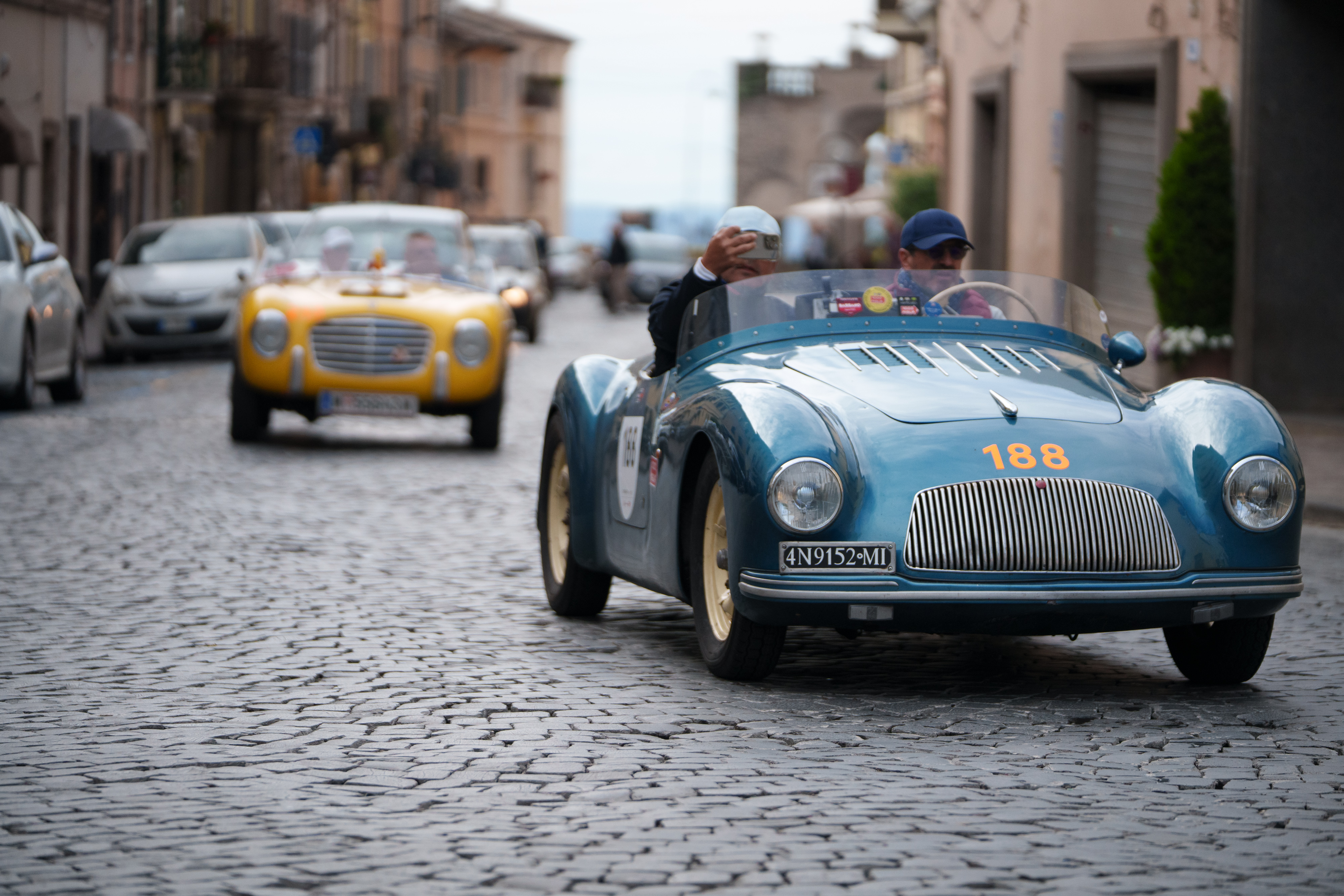 491302_Rappalini_Candido_Fiat_Colli_1100_Spider_1950 Mille Miglia 2023, éxito total