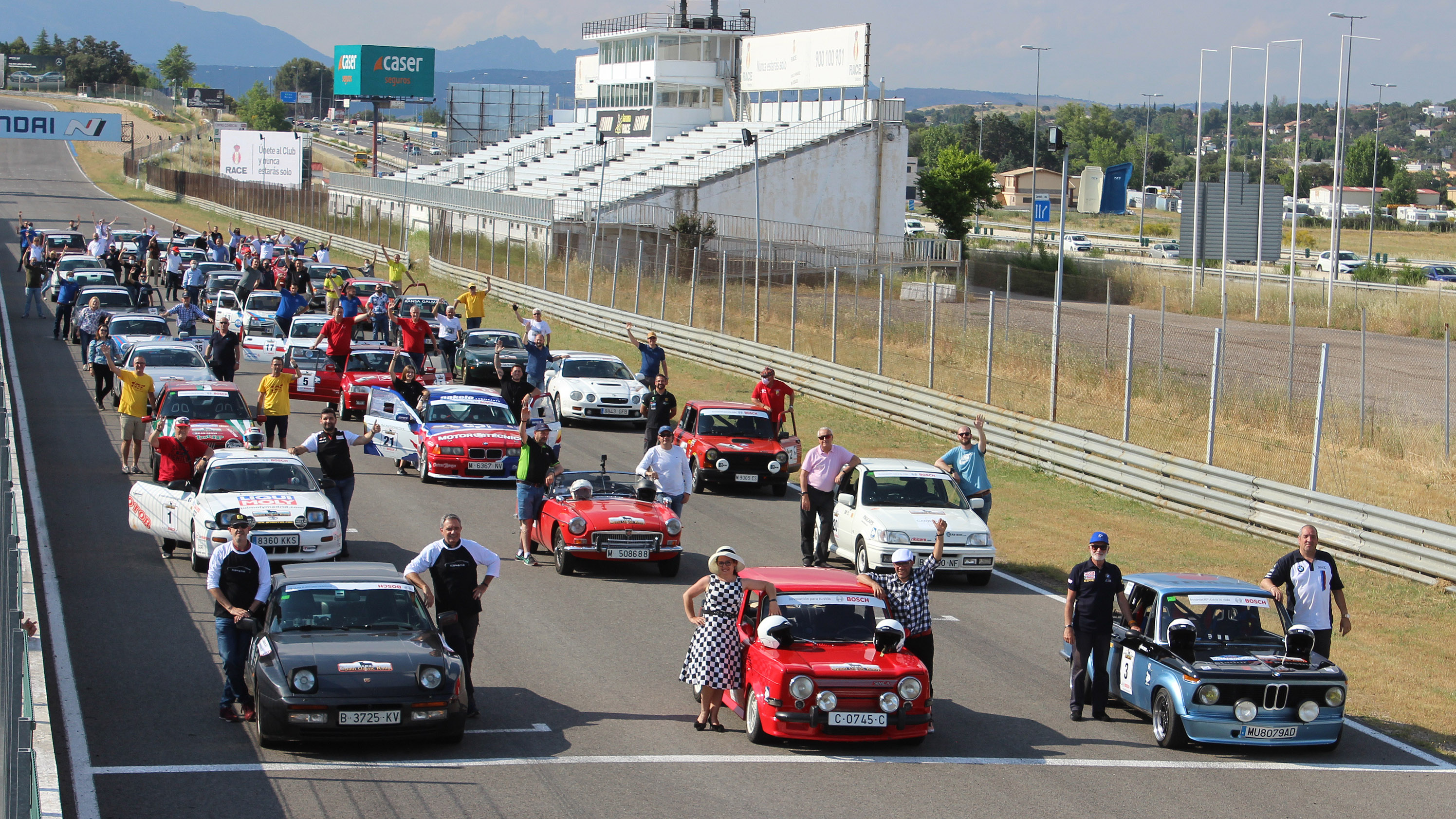 parrilla-personas III Spain Classic Rally