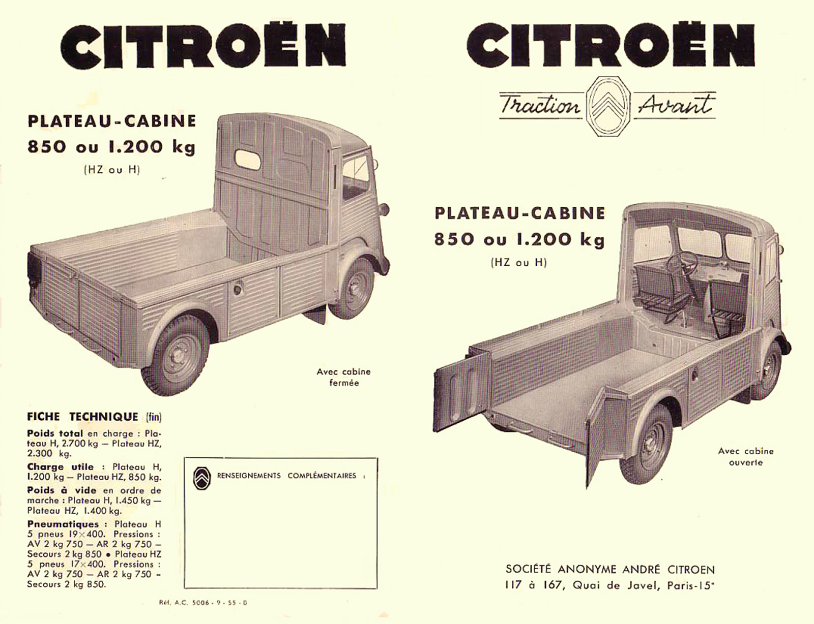 typeH_citroen Historia: Citroën H