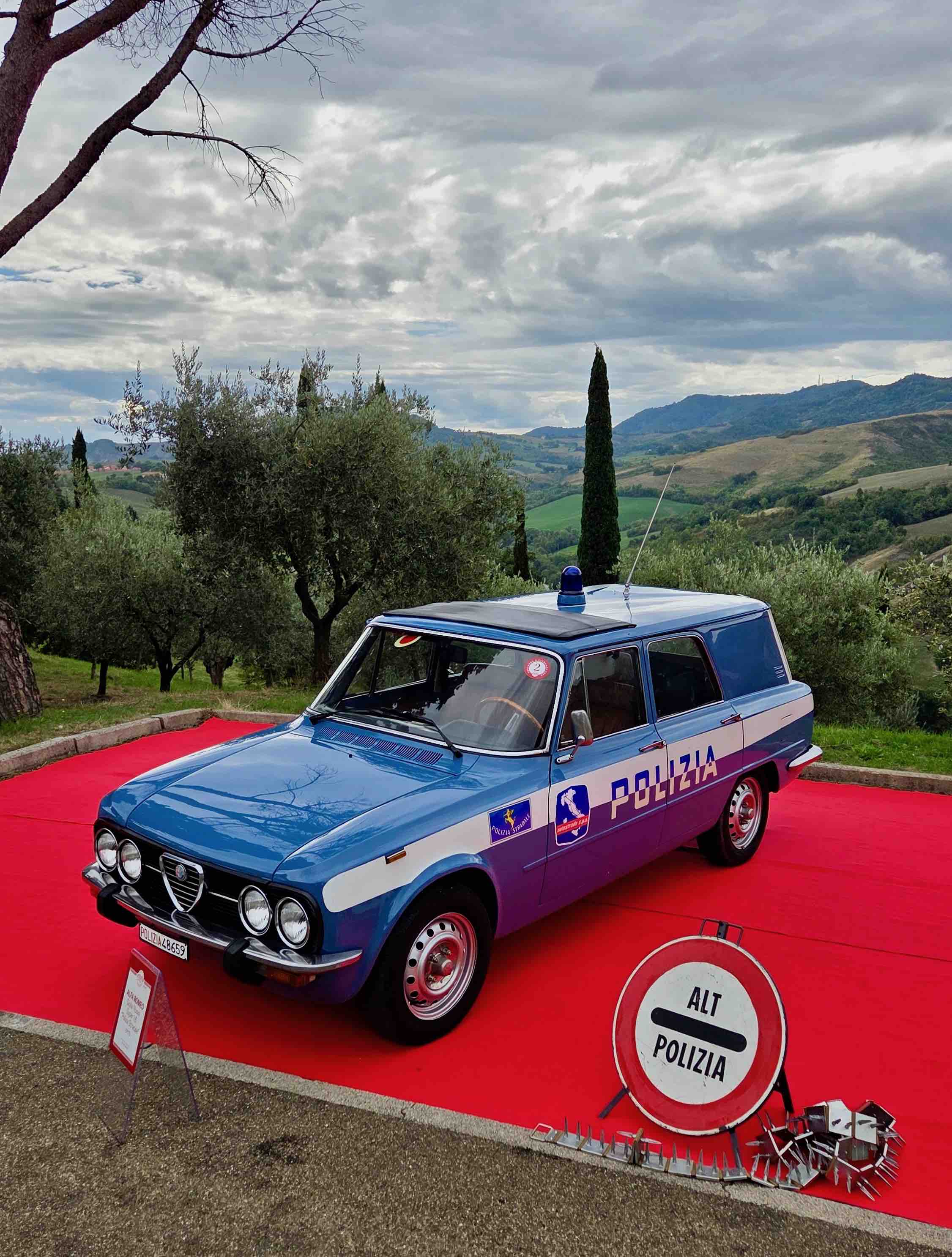 alfaromeo_polizia Concorso d'Eleganza Varignana